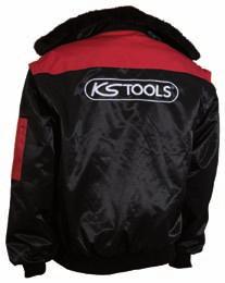 Pilot jacket 3 in 1 - red-black Removable sleeves, interior lining and comfort fur collar Shell material: 60% Cotton 40%