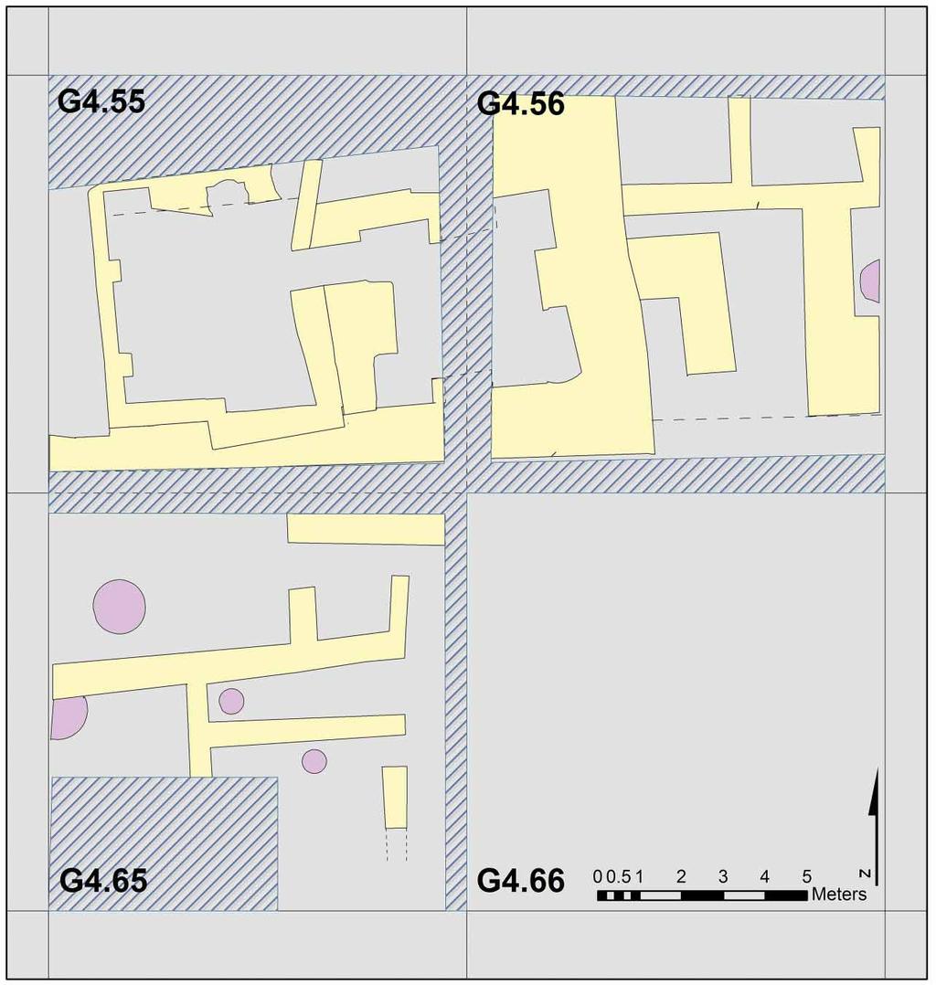 Figure 3 Plan of building complex associated with EBIVB field phase (FP) 8. preceding settlement.