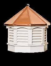 These cupolas are crafted using cellular pvc-vinyl or a premium grade of (primed) white pine