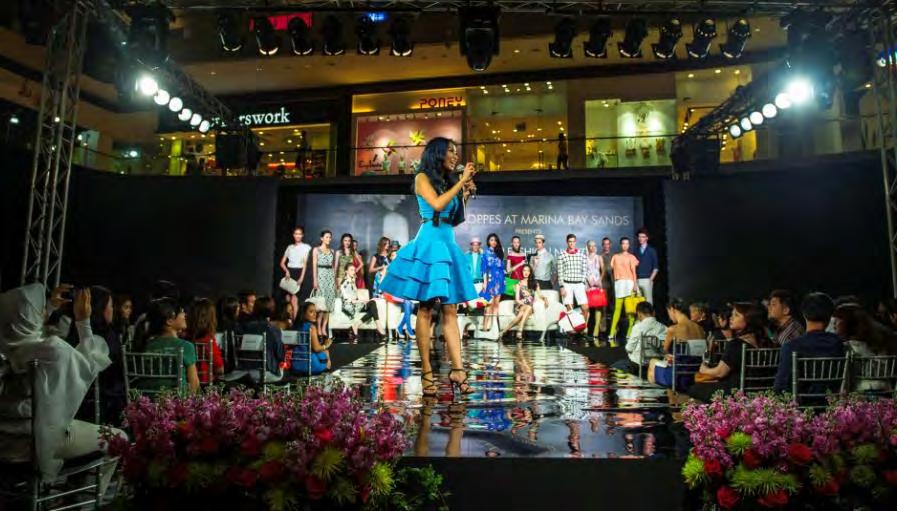 The luxurious night of irresistible shopping treats complete with complimentary champagne, live groovy beats and fashion shows saw more than 90 retailers participate, some offering up to 70% savings
