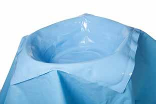5cm Deep 80 DEF321 30 DEF2902 1L Blue 20 DEF2901 DEF2902 DEF2434A BOWL DRAPE Splash Bowl 6L wrapped in 2 x SMS Field 130cm x 1cm This flexible bowl drape is made from a tough