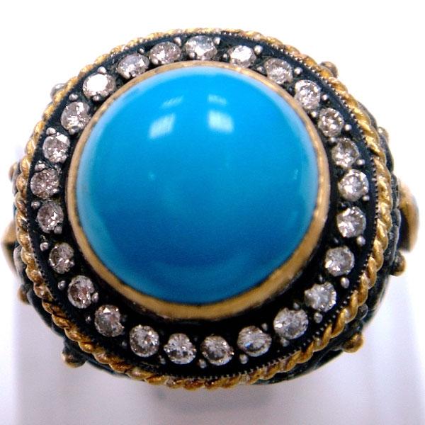 75 ct turquoise Size: 17 inches (43 cm) and 2.75 x 1.