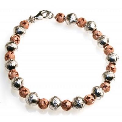 SBR0963 925 STERLING SILVER RHODIUM PLATED DOUBLE COLOR BEADS BRACELET 27,98 SBR0969 "DIAMOND" WITH BRIGHT BEADS 8,74 SBR0973 927 STERLING SILVER