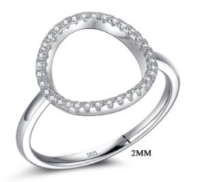 925 & CUBIC ZIRCONIA. Ring Sizes: 5 to 10.