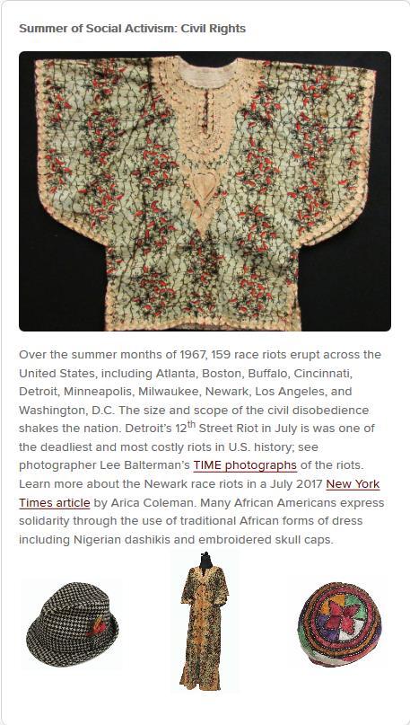 Explore over 50 additional garments, period images, and video