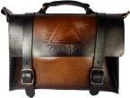 A90-1018 Leather Satchel w/