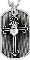 Dog Tag (DT14SM) K10-5110 Large Crowned King Baby Relic Dog