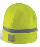 with ANI/IEA 107-2004 standards, garment must be fully closed B V043B/Bright ime V043/Bright Orange X 2X 3X 4X REGUAR A216 High-Visibility Fleece Knit Beanie 100% polyester fleece