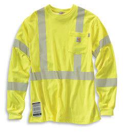 FR and labels sewn on pocket ANSI Class 3, Level 2 compliant, 3M Scotchlite reflective material; segmented trim (#5510) maintains performance through 75 home launderings Meets ANSI/ISEA 107-2010 and
