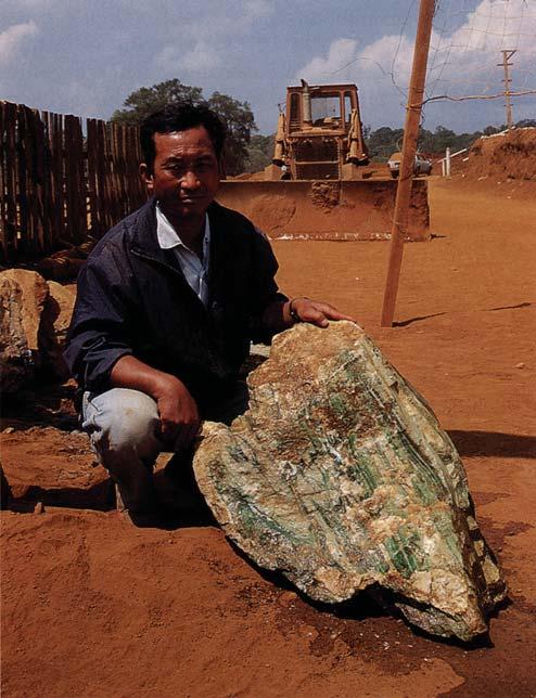 10% of the appraised value. Even though a boulder has been officially appraised, its purchase is inevitably a gamble for the trader. Types of Jadeite Rough.