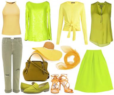 Marigold, Yellow & Green