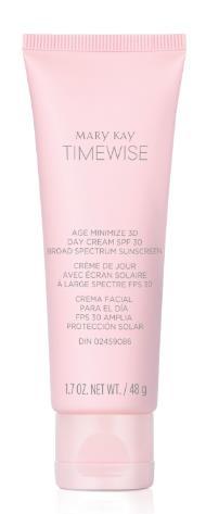 TimeWise Age Minimize 3D Day Cream with SPF 30* By day, this moisture-replenishing cream helps prevent visible signs of skin aging.
