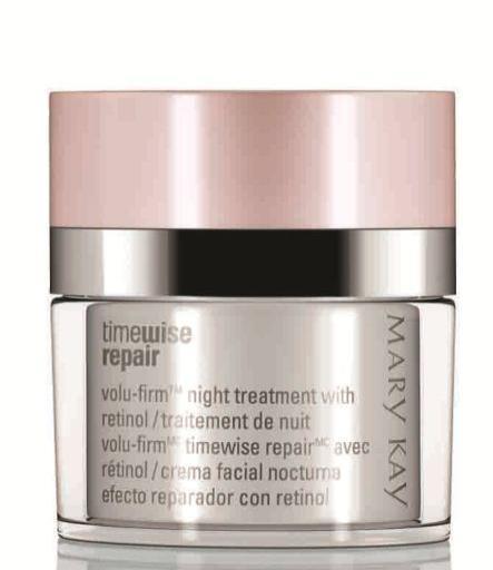 TimeWise Repair What are the key benefits of the Volu-Firm Night Treatment with Retinol?
