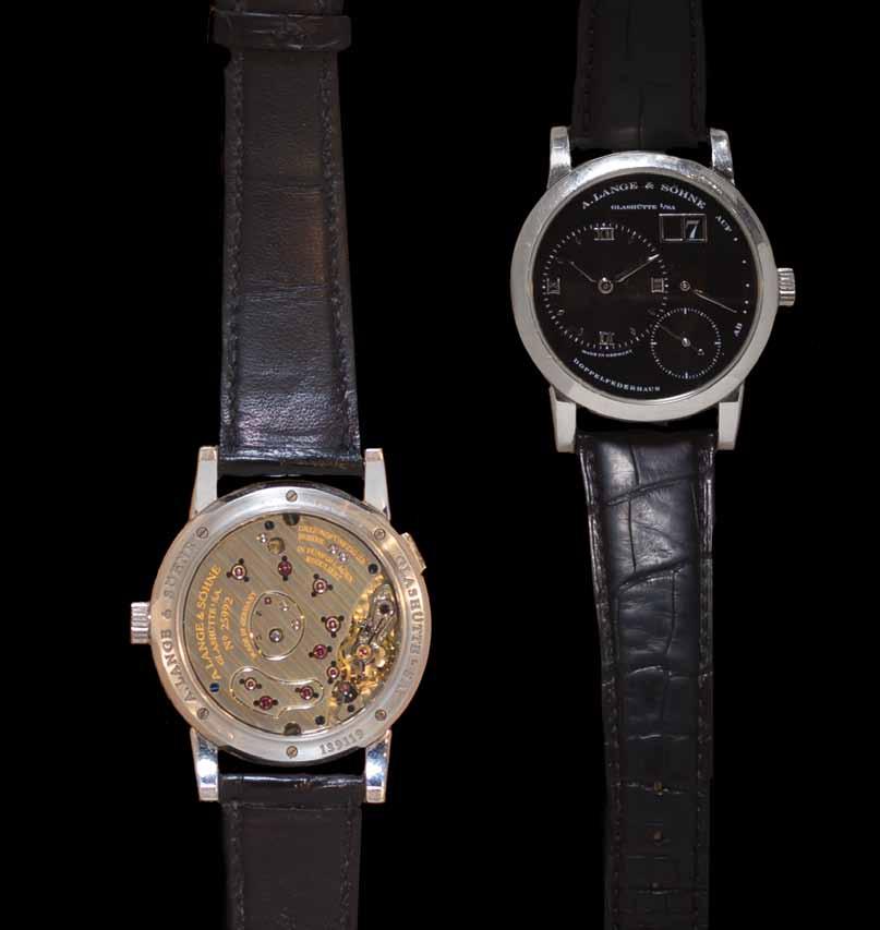 102 A Platinum Lange 1 Wristwatch, A. Lange & Sohne, 38.