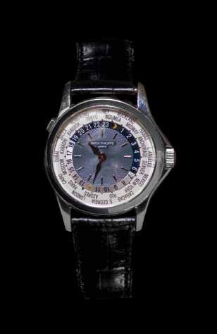 108 108 A Platinum Ref. 5110P World Time Wristwatch, Patek Philippe, Circa 2003, 37.