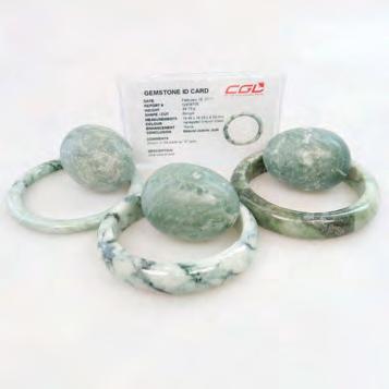 wristwatches $150 250 46 3 JADE BANGLES AND 3 JADE EGGS $100 150 47 SMALL QUANTITY OF