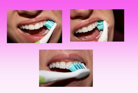 You will brush your teeth at the sink. The toothpaste may taste like mint or cinnamon or even bubblegum, but you don t eat it.