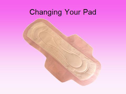 Show actual pad and pass it around for students to feel.