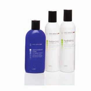 the hair balancing shampoo step two: tone with personalised color
