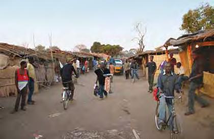 Figure 15. The market in Mavuco is bustling with miners, stone buyers, and salespeople who peddle supplies to the diggers. Photo by J. C. Zwaan.