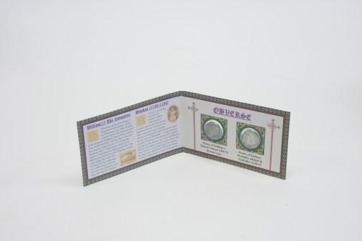 coins include information about the historical context in
