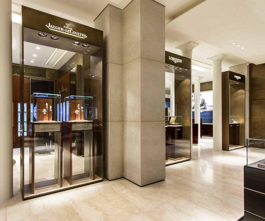 A TRULY LUXURIOUS SHOPPING EXPERIENCE As a renowned specialist retailer, Bucherer offers a discerning international clientele a wide selection of prestigious watch brands and