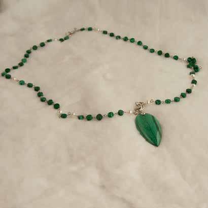 ~ SOLD ~ 0587 necklaces & pendants Malachite pendent