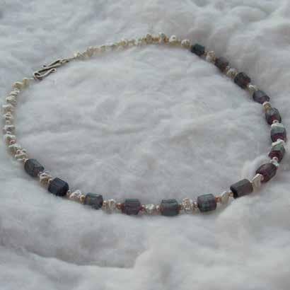~ SOLD ~ 0621 necklaces & pendants tourmaline (blue & red) w