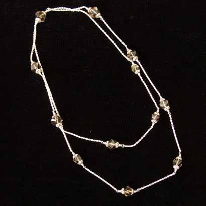 0276 necklaces & pendants smoky quartz in 925 silver
