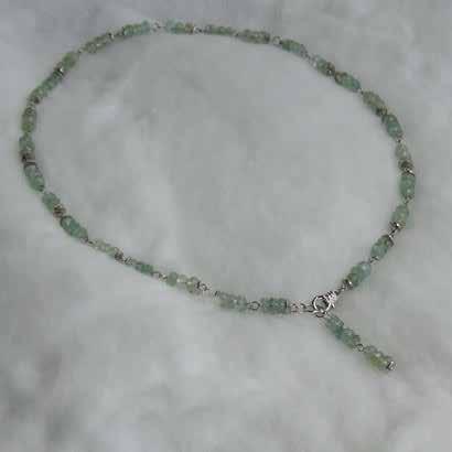 ~ SOLD ~ 0171 necklaces & pendants 18 aquamarine