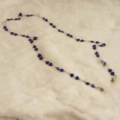 0590 necklaces & pendants Lapis lazuli (heart shape) & baby