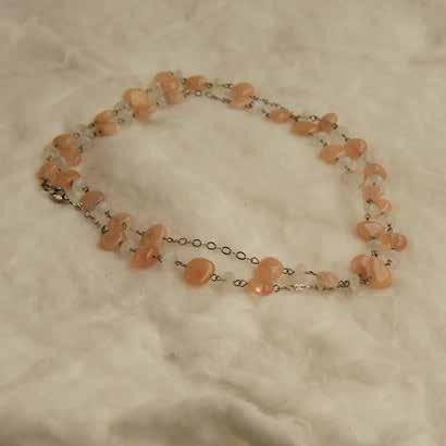 ~ SOLD ~ 0592 necklaces & pendants Morganite (orange Beryl),