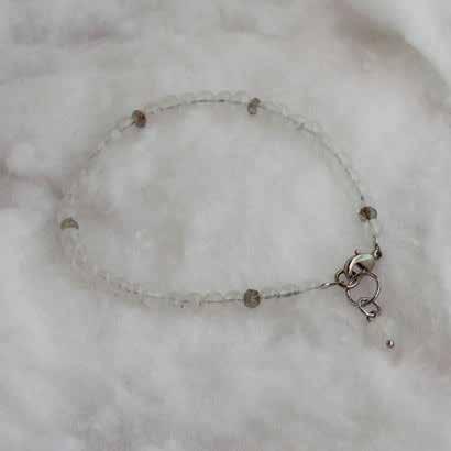 0516 bracelet Moonstone & Labradorite (cut) as