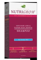 The patented active complex of NUTRIGROW returns hair to a healthy growth cycle.