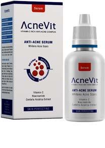 ANTI-ACNE SERUM ART NO: 3016 12 Prevents acne formation and treats acne. Regulates sebum balance.