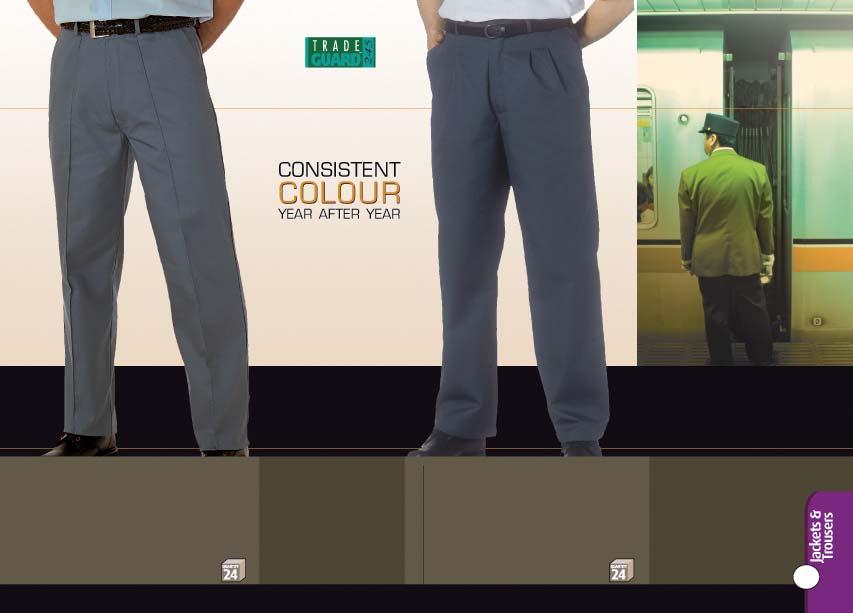 FABRIC S885: Mayo Trousers Two side pockets. One jetted hip pocket with button. Zip fly, hook and bar fastening. Sewn in crease.