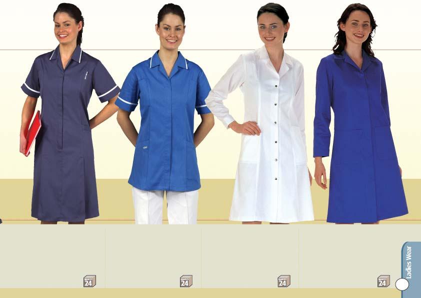 LW11: Ladies Step-In Dress LW10: Ladies Tunic S856: Princess Line Coat S863: Standard Ladies Coat Two chest pockets. Two lower front pockets. Concealed half front zip.