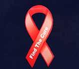 Each 4 inch red ribbon magnet has the words Hope Faith Love. (MAGL-6H) Qty: 24/pkg.