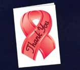 our red ribbon people. (DST-6) Qty: 500/roll. Large Ribbon Stickers.