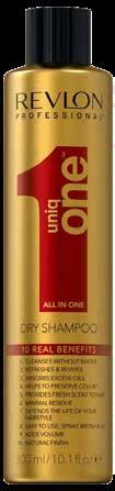 RECEIVE FREE 1 Dry Shampoo 10.1 oz. SAVE 16% NEW UniqOne Dry Shampoo quickly absorbs naturally occurring oils that can leave hair looking dull and flat, but the benefits don t stop there!