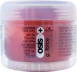 G.force sculpt fiction extreme hold gel OSiS G. force, the ultimate mega thick gel for extreme hold. Go the distance. No fuss, no mess, just control.