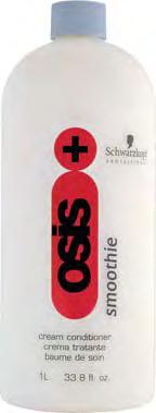 Smoothie cream conditioner creamy and dreamy OSiS Smoothie, the thirst quencher that provides instant smoothing effect while balancing your hair s moisture level to prepare it for further styling.