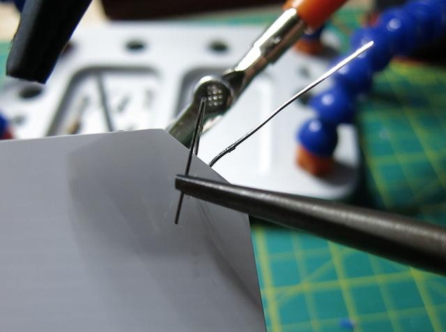 If using any heatshrink, remember to put it on the wire before you solder.