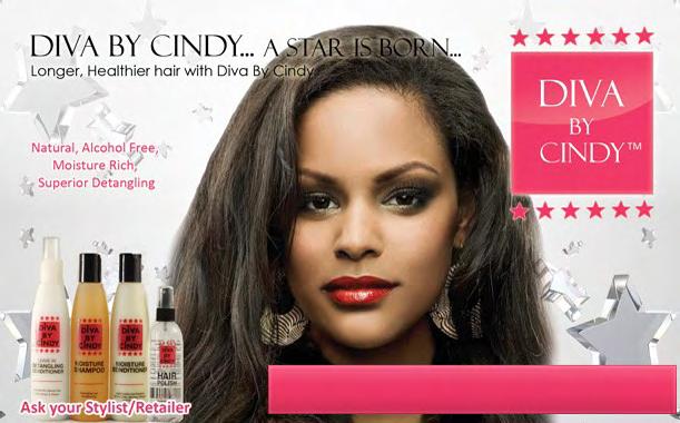 What is DIVA BY CINDY? DIVA BY CINDY is a revolutionary new hair care line developed to eliminate your hair woes, created by a Black woman...for Black women.