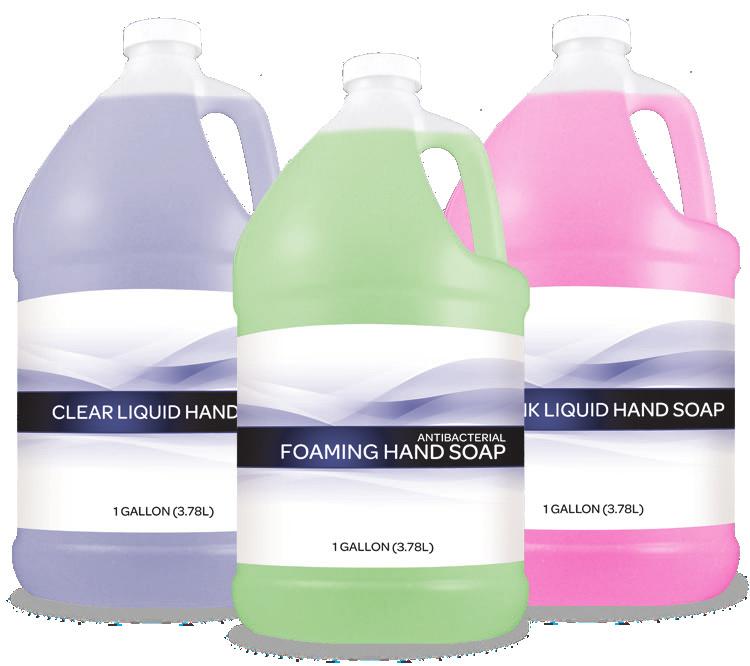 value. Choose from general purpose liquid soaps, foam soaps and environmentally-friendly formulas.