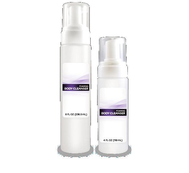 Formulation range includes wash and no rinse formulations as well as shampoo/body