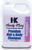 lather and contains no free alkali or other irritants. PREMIUM HAIR & BODY SHAMPOO PEARLESCENT An extremely mild hair and body shampoo for liquid dispensers.