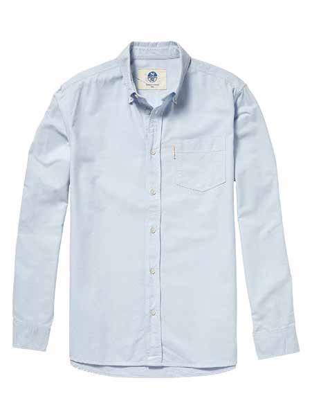 WOVEN PETER The North Sails take on the oxford shirt works quality 100% cotton to produce a luxury finish.