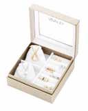 US$ 55 12. VIVALDI 8 PIECES JEWELRY SET A lovely gift; charming gold and rhodium plated jewellery set decorated with crystal stones.