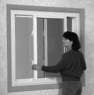 SWING AND CLEAN WINDOW Swing and Clean windows have similar features to a sliding window, except the hardware and frames allow you to swing the sashes in